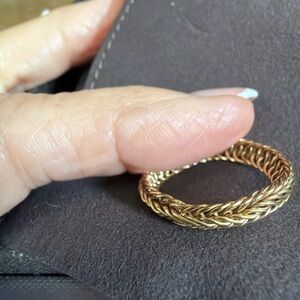 John Hardy Gold Twisted Ring
